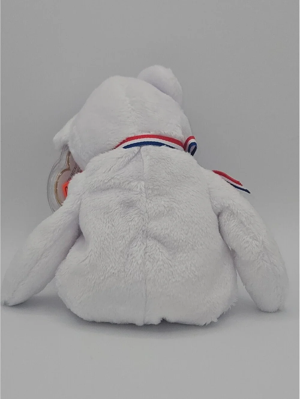 Ty Beanie Baby England Bear White St George Cross w tags